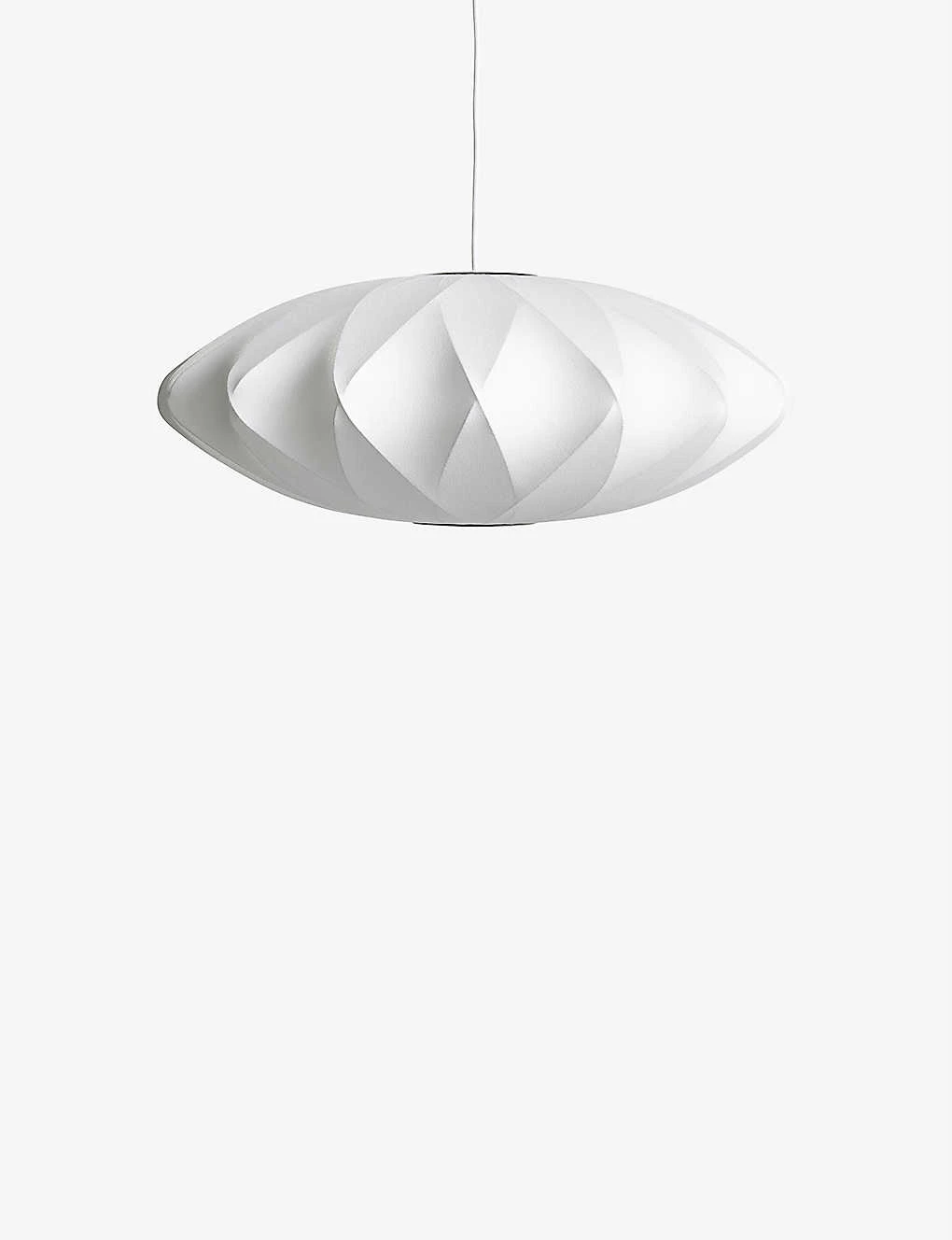 HAY Nelson Saucer Crisscross Bubble Medium Pendant Lamp 24cm White 5 HAY Nelson Saucer Crisscross Bubble Medium Pendant Lamp 24cm White - Image 3