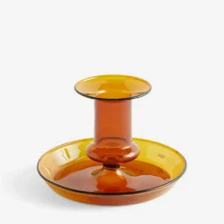 HAY Flare Glass Candle Holder 11cm
