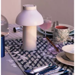 HAY PC Portable Plastic Lamp 22cm Cream -HAY Store Online unnamed file 133