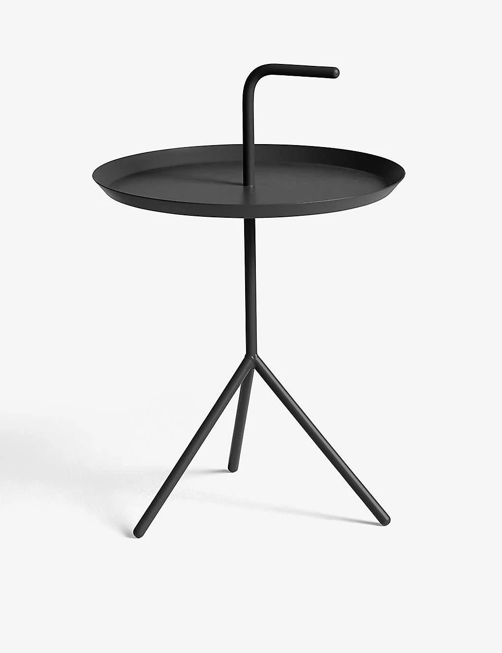 HAY DLM Powder-coated Steel Side Table 58cm X 38cm Black 3 HAY DLM Powder-coated Steel Side Table 58cm X 38cm Black