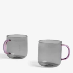 HAY Borosilicate Glass Mug Set Of Two