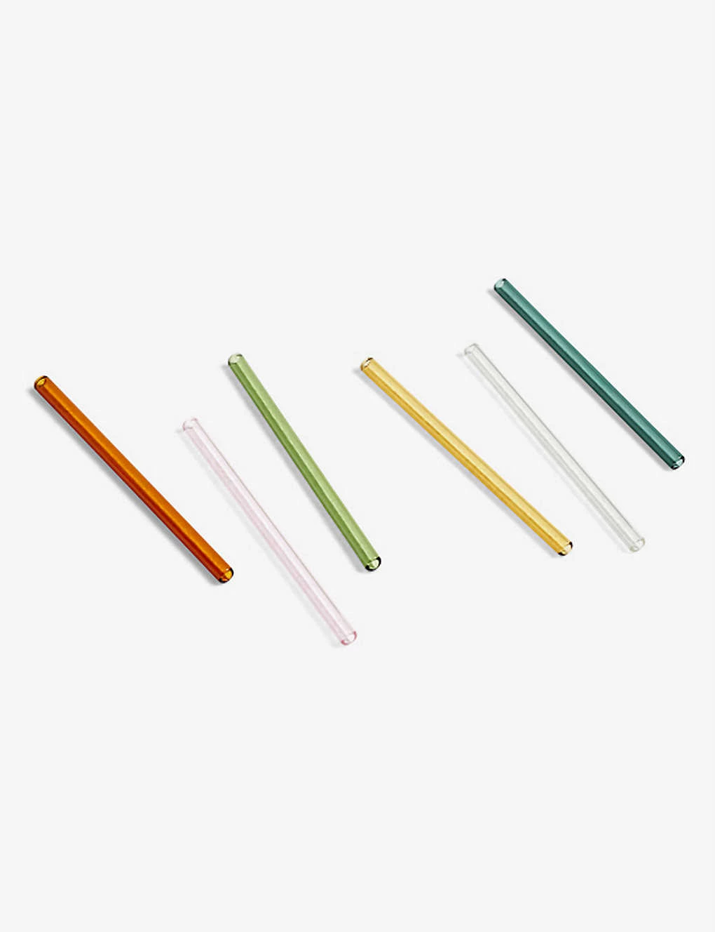 HAY Sip Glass Cocktail Straws Set Of Six 3 HAY Sip Glass Cocktail Straws Set Of Six