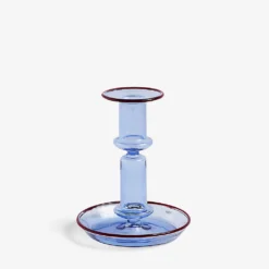 HAY Flare Borosilicate Glass Candleholder 14cm X 11cm