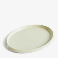 HAY Ellipse Stainless-steel Tray 23.5x18.5cm
