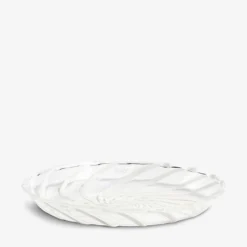 HAY Spin Striped Glass Saucer 11cm Set Of Two