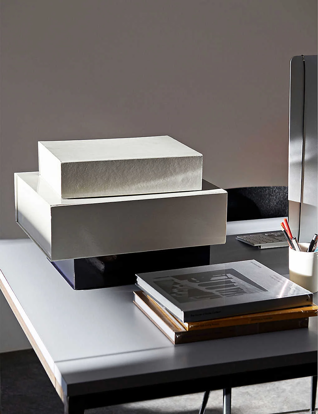 HAY Rectangular Stackable Cardboard Box 34.5cm X 41.5cm 4 HAY Rectangular Stackable Cardboard Box 34.5cm X 41.5cm - Image 2