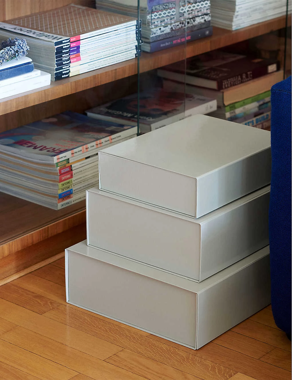 HAY Rectangular Stackable Cardboard Box 34.5cm X 41.5cm 5 HAY Rectangular Stackable Cardboard Box 34.5cm X 41.5cm - Image 3