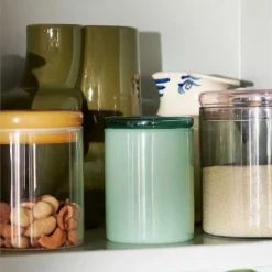 HAY Lidded Borosilicate-glass Jar 12cm 5 HAY Lidded Borosilicate-glass Jar 12cm -HAY Store Online unnamed file 23