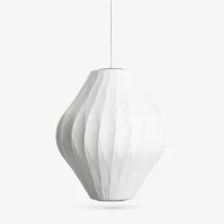 HAY Nelson Pear Crisscross Bubble Medium Pendant Lamp 48.5cm White