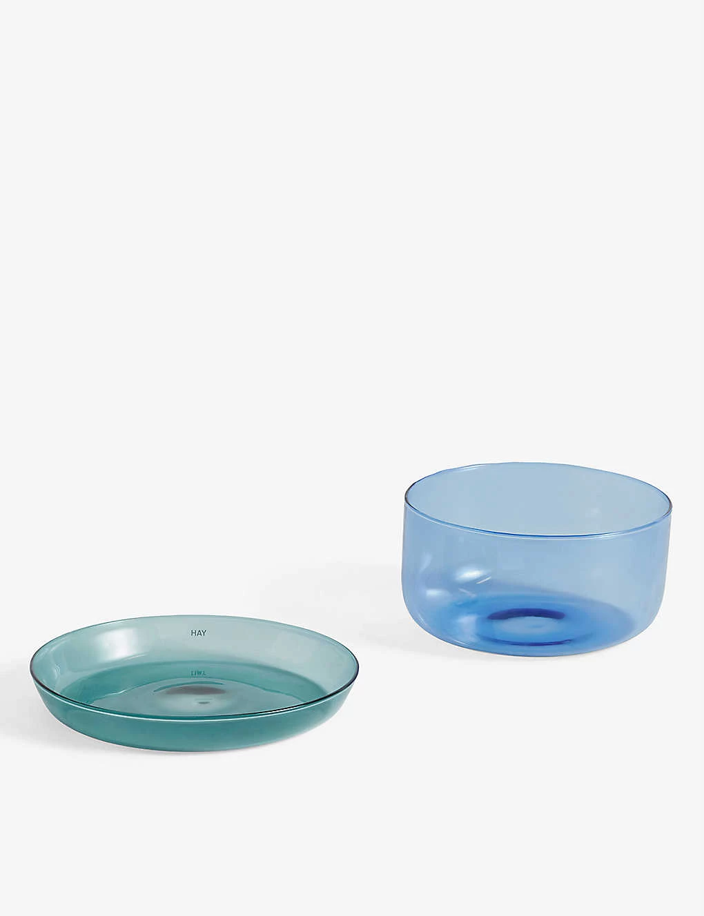 HAY Tinted 2-in-1 Borosilicate Glass Serving Set 15cm 3 HAY Tinted 2-in-1 Borosilicate Glass Serving Set 15cm