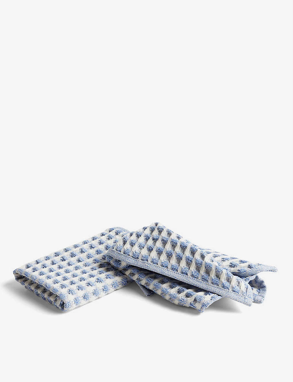 HAY Twist Waffled Cotton Set Of Two Dish Cloths And Two Tea Towels 4 HAY Twist Waffled Cotton Set Of Two Dish Cloths And Two Tea Towels - Image 2