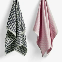 HAY Diamond Marker No. 4 Cotton Tea Towels Set Of Two