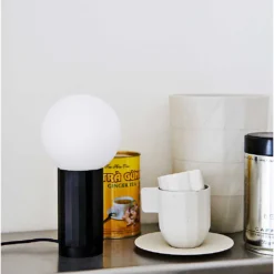 HAY Turn On LED Aluminium And Glass Lamp 19.5cm X 10cm Black -HAY Store Online unnamed file 292