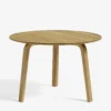 HAY Bella Circular Wooden Coffee Table 60cm X 39cm