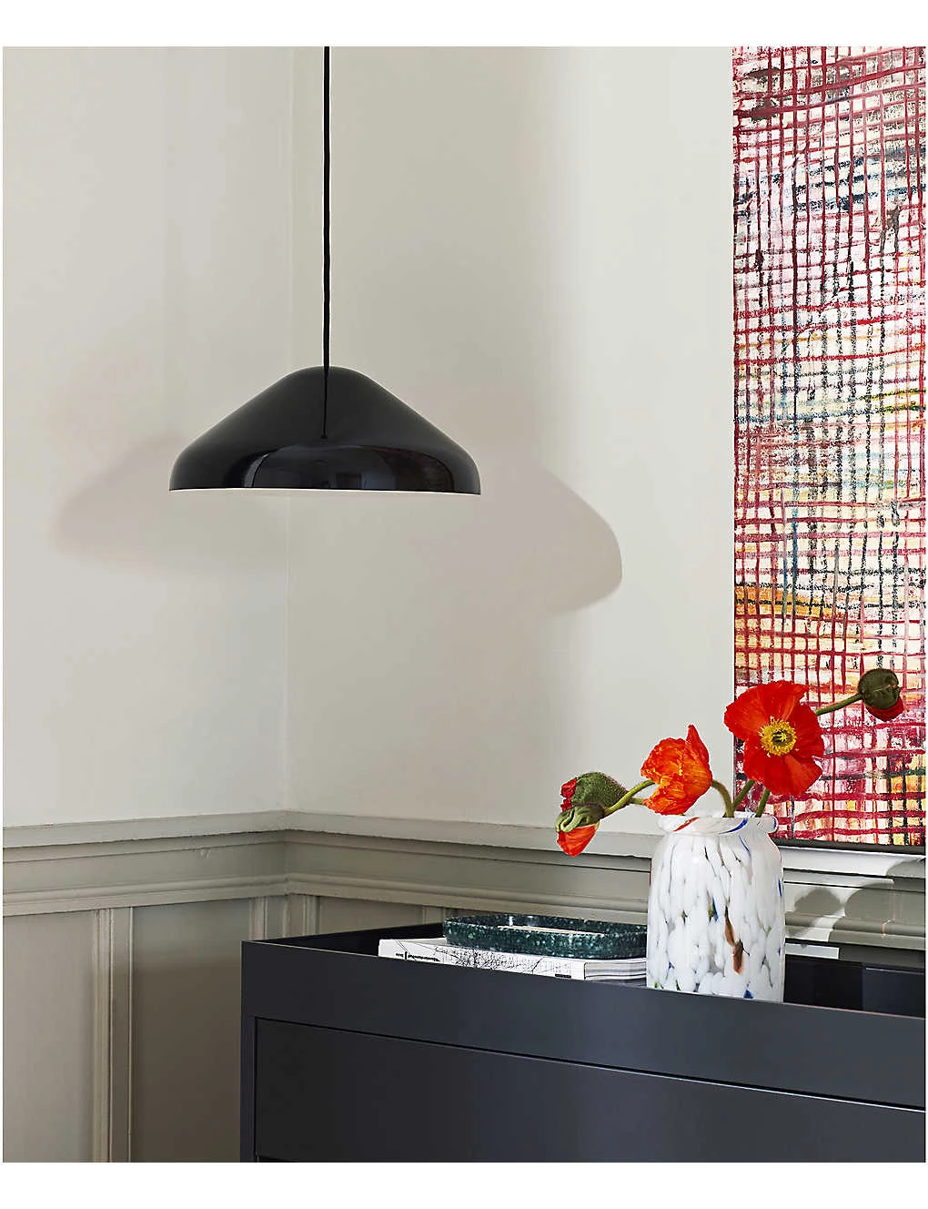 HAY Pao Steel 230 Powder-coated Steel Pendant Lamp Black 4 HAY Pao Steel 230 Powder-coated Steel Pendant Lamp Black - Image 2
