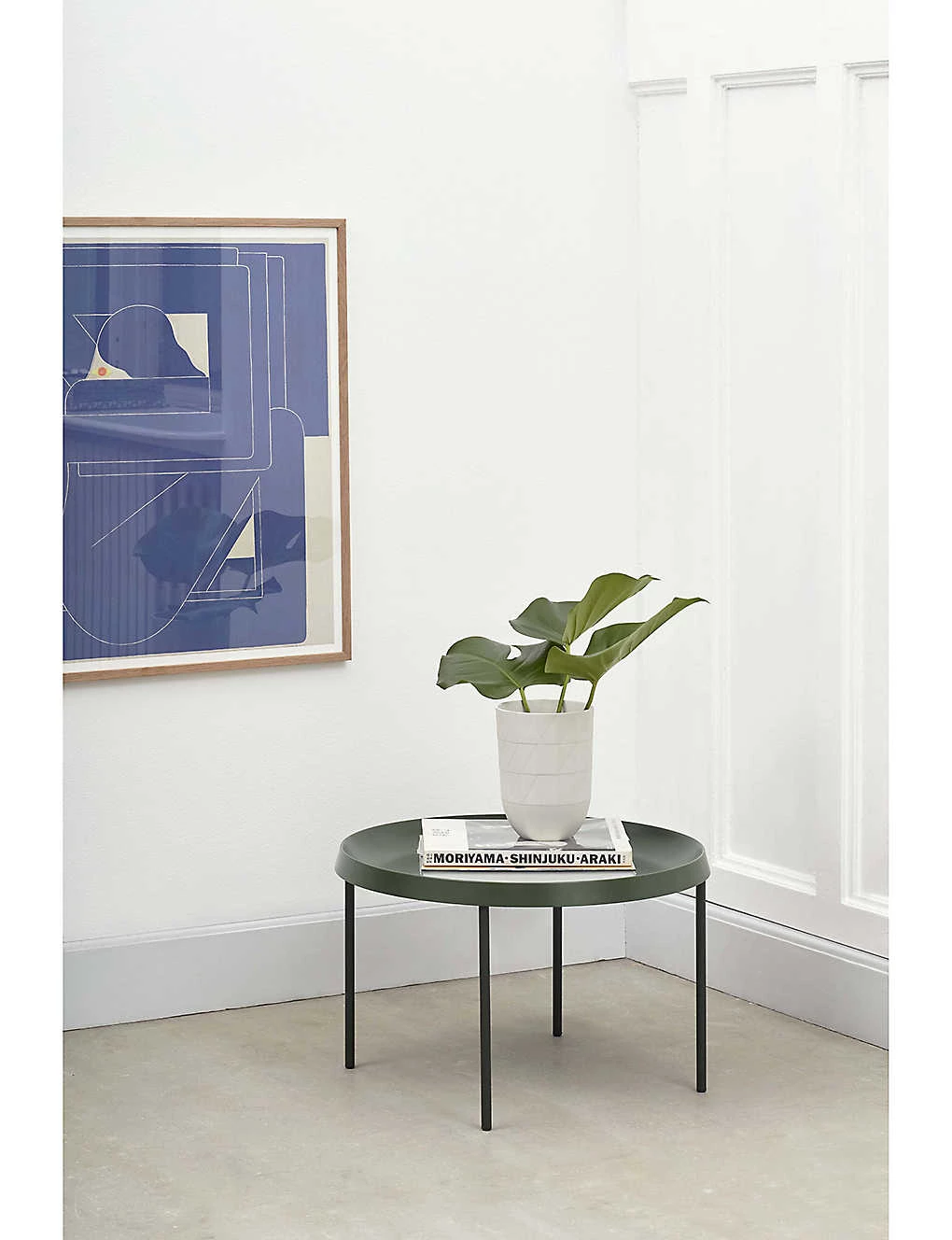 HAY Tulou Circular Steel Coffee Table 55cm X 35cm Green 4 HAY Tulou Circular Steel Coffee Table 55cm X 35cm Green - Image 2