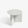 HAY Slit Powder-coated Side Table 35.5cm X 45cm White