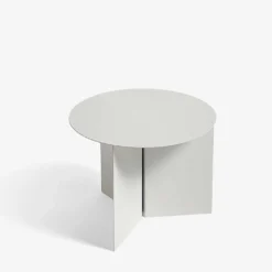 HAY Slit Powder-coated Side Table 35.5cm X 45cm White