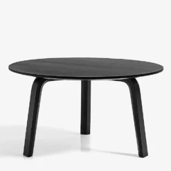 HAY Bella Circular Wooden Coffee Table 60cm X 32cm Black