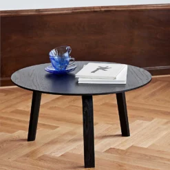 HAY Bella Circular Wooden Coffee Table 60cm X 32cm Black -HAY Store Online unnamed file 337