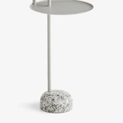 HAY Bowler Circular Steel Side Table 70.5cm Cream