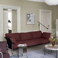 HAY Slit Polished Side Table 47cm X 35cm Silver -HAY Store Online unnamed file 340