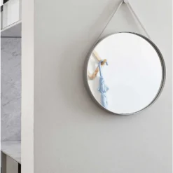 HAY Strap Circular Steel And Glass Mirror Grey -HAY Store Online unnamed file 343
