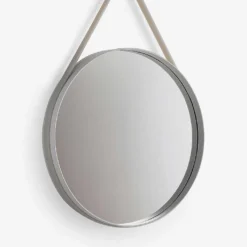 HAY Strap Circular Steel And Glass Mirror Grey -HAY Store Online unnamed file 344