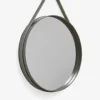 HAY Strap Circular Steel And Glass Mirror Khaki/olive -HAY Store Online unnamed file 345