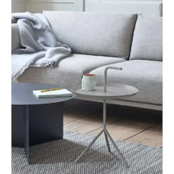 HAY DLM Powder-coated Steel Side Table 58cm X 38cm White -HAY Store Online unnamed file 373