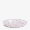 HAY Spin Striped Glass Saucer 111cm Set Of Two