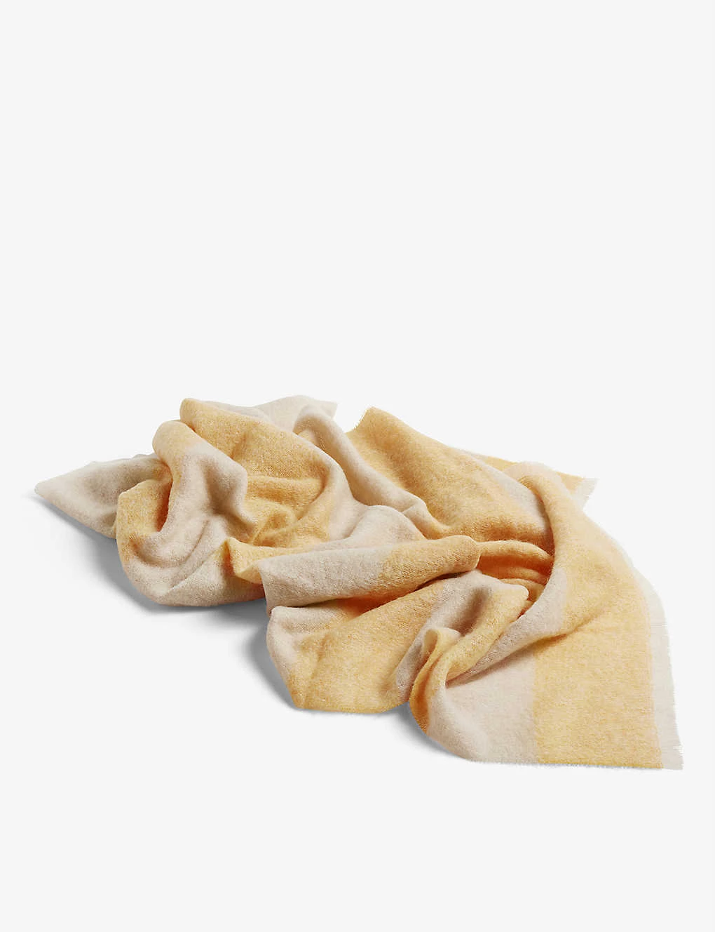 HAY Striped Mohair-blend Blanket 180cm X 120cm 3 HAY Striped Mohair-blend Blanket 180cm X 120cm