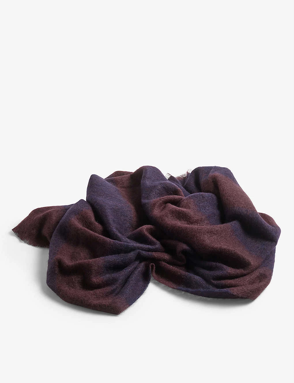 HAY Striped Mohair-blend Blanket 180cm X 120cm 3 HAY Striped Mohair-blend Blanket 180cm X 120cm