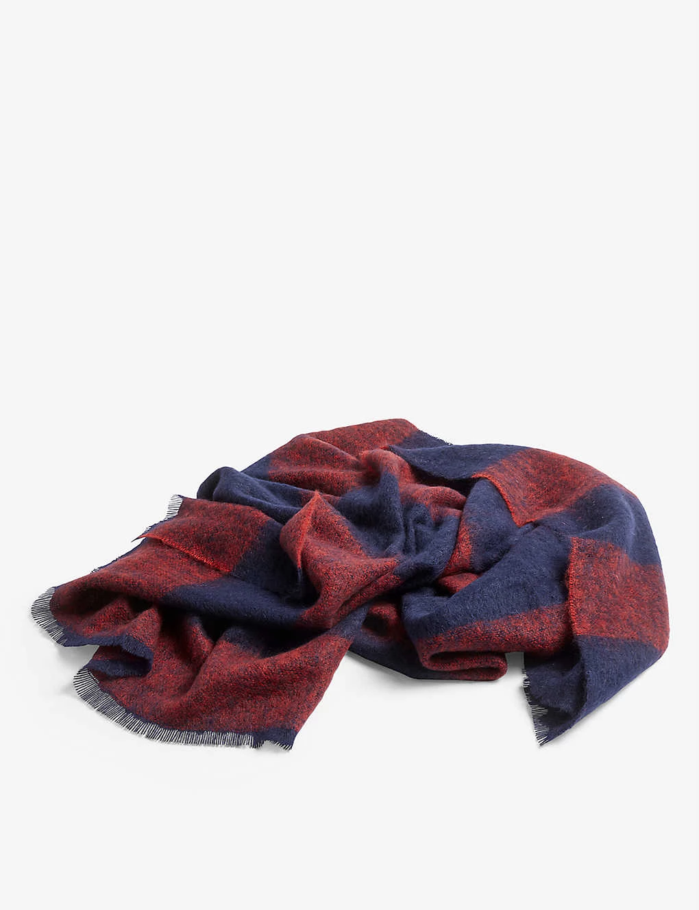 HAY Striped Mohair-blend Blanket 180cm X 120cm 3 HAY Striped Mohair-blend Blanket 180cm X 120cm