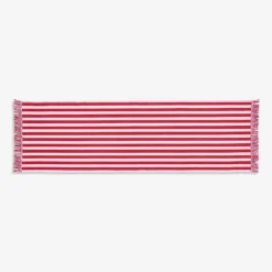 HAY Stripes And Stripes Fringed Cotton Rug 60cm X 200cm