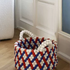 HAY Beaded Wool Basket 40cm -HAY Store Online unnamed file 484