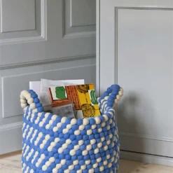 HAY Beaded Wool Basket 40cm 5 HAY Beaded Wool Basket 40cm -HAY Store Online unnamed file 486