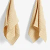 HAY Twist Waffled Cotton Set Of Two Dish Cloths And Two Tea Towels -HAY Store Online unnamed file 522