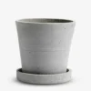 HAY Small Polystone Flower Pot With Saucer 10.5cm -HAY Store Online unnamed file 530