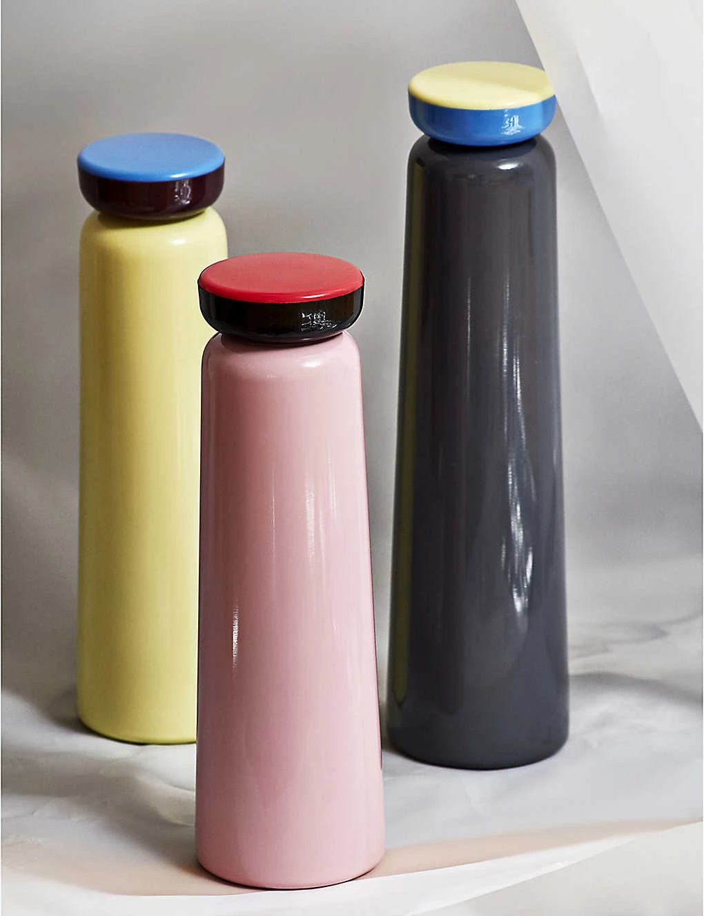 HAY Sowden Large Stainless Steel And Plastic Bottle 454ml 3 HAY Sowden Large Stainless Steel And Plastic Bottle 454ml