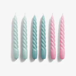HAY Twist Candles Set Of Six