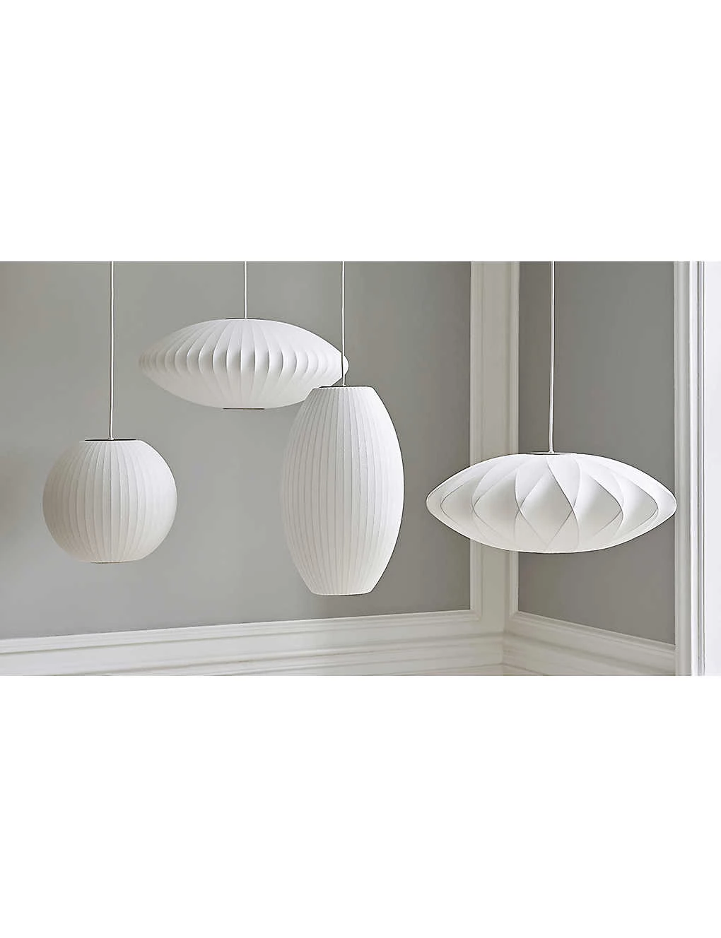 HAY Nelson Ball Bubble Pendant Lamp Shade White 4 HAY Nelson Ball Bubble Pendant Lamp Shade White - Image 2