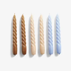 HAY Twist Candles Set Of Six