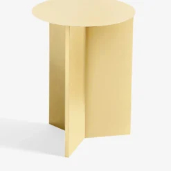 HAY Slit Powder-coated Side Table 47cm X 35cm Pale Yellow 7 HAY Slit Powder-coated Side Table 47cm X 35cm Pale Yellow -HAY Store Online unnamed file 88